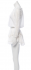 Abito mini in cotone e pizzo